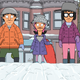 Illustration for article titled iBobs Burgers/i doesnt let Christmas get in the way of snowball warfare